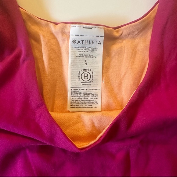 Athleta X Alicia Keys sleep tank size large - Picture 2 of 3
